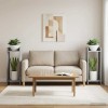 Növényállvány 2 pcs szürke sonoma 30 x 30 x 80 cm mérnöki fa