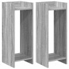 Növényállvány 2 pcs szürke sonoma 30 x 30 x 80 cm mérnöki fa