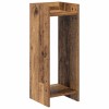 Növényállvány polcokkal öreg fa 30 x 30 x 80 cm mérnöki fa