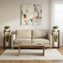 Növényállvány 2 pcs kézműves tölgy 30 x 30 x 80 cm mérnöki fa
