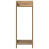 Növényállvány 2 pcs kézműves tölgy 30 x 30 x 80 cm mérnöki fa