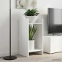 Növényállvány polcokkal 2 pcs fehér 30 x 30 x 60 cm mérnöki fa
