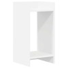 Növényállvány polcokkal 2 pcs fehér 30 x 30 x 60 cm mérnöki fa