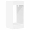 Növényállvány polcokkal 2 pcs fehér 30 x 30 x 60 cm mérnöki fa