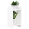 Növényállvány polcokkal 2 pcs fehér 30 x 30 x 60 cm mérnöki fa