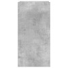 Növényállvány polcokkal beton szürke 30 x 30 x 60 cm mérnöki fa