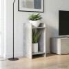 Növényállvány 2 pcs beton szürke 30 x 30 x 60 cm mérnöki fa