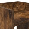 Növényállvány 2 pcs füstölt tölgy 30 x 30 x 60 cm mérnöki fa