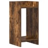 Növényállvány 2 pcs füstölt tölgy 30 x 30 x 60 cm mérnöki fa