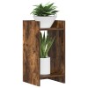 Növényállvány 2 pcs füstölt tölgy 30 x 30 x 60 cm mérnöki fa