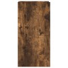 Növényállvány 2 pcs füstölt tölgy 30 x 30 x 60 cm mérnöki fa