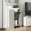 Növényállvány 2 pcs szürke sonoma 30 x 30 x 60 cm mérnöki fa