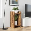 Növényállvány 2 pcs öreg fa 30 x 30 x 60 cm mérnöki fa