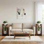 Növényállvány 2 pcs öreg fa 30 x 30 x 60 cm mérnöki fa