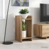 Növényállvány 2 pcs kézműves tölgy 30 x 30 x 60 cm mérnöki fa