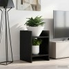 Növényállvány 2 pcs fekete tölgy 30 x 30 x 40 cm mérnöki fa