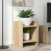 Növényállvány 2 pcs sonoma tölgy 30 x 30 x 40 cm mérnöki fa