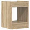 Növényállvány 2 pcs sonoma tölgy 30 x 30 x 40 cm mérnöki fa