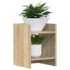 Növényállvány 2 pcs sonoma tölgy 30 x 30 x 40 cm mérnöki fa