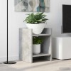 Növényállvány 2 pcs beton szürke 30 x 30 x 40 cm mérnöki fa
