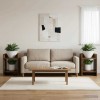 Növényállvány 2 pcs füstölt tölgy 30 x 30 x 40 cm mérnöki fa