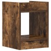 Növényállvány 2 pcs füstölt tölgy 30 x 30 x 40 cm mérnöki fa