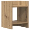 Növényállvány 2 pcs kézműves tölgy 30 x 30 x 40 cm mérnöki fa