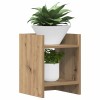 Növényállvány 2 pcs kézműves tölgy 30 x 30 x 40 cm mérnöki fa