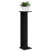 Növényállvány 2 pcs fekete tölgy 25 x 25,5 x 100,5 cm