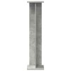 Növényállvány beton szürke 25 x 25,5 x 100,5 cm mérnöki fa
