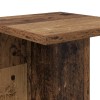 Növényállvány 2 pcs öreg fa 25 x 25,5 x 100,5 cm mérnöki fa