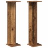 Növényállvány 2 pcs öreg fa 25 x 25,5 x 100,5 cm mérnöki fa