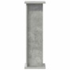 Növényállvány beton szürke 25 x 25,5 x 80,5 cm mérnöki fa