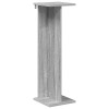Növényállvány 2 pcs szürke sonoma 25 x 25,5 x 80,5 cm