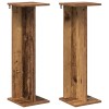 Növényállvány 2 pcs öreg fa 25 x 25,5 x 80,5 cm mérnöki fa