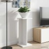Növényállvány 2 pcs fehér 25 x 25,5 x 60,5 cm mérnöki fa