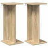 Növényállvány 2 pcs sonoma tölgy 25 x 25,5 x 60,5 cm mérnöki fa