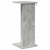 Növényállvány beton szürke 25 x 25,5 x 60,5 cm mérnöki fa