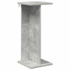 Növényállvány beton szürke 25 x 25,5 x 60,5 cm mérnöki fa