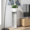 Növényállvány 2 pcs beton szürke 25 x 25,5 x 60,5 cm mérnöki fa
