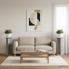 Növényállvány 2 pcs beton szürke 25 x 25,5 x 60,5 cm mérnöki fa