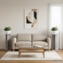 Növényállvány 2 pcs beton szürke 25 x 25,5 x 60,5 cm mérnöki fa
