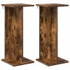 Növényállvány 2 pcs füstölt tölgy 25 x 25,5 x 60,5 cm