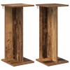 Növényállvány 2 pcs öreg fa 25 x 25,5 x 60,5 cm mérnöki fa