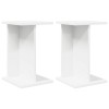 Növényállvány 2 pcs fehér 25 x 25,5 x 40,5 cm mérnöki fa