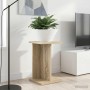 Növényállvány 2 pcs sonoma tölgy 25 x 25,5 x 40,5 cm mérnöki fa