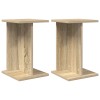 Növényállvány 2 pcs sonoma tölgy 25 x 25,5 x 40,5 cm mérnöki fa