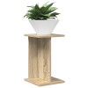 Növényállvány 2 pcs sonoma tölgy 25 x 25,5 x 40,5 cm mérnöki fa