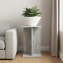 Növényállvány beton szürke 25 x 25,5 x 40,5 cm mérnöki fa