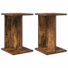 Növényállvány 2 pcs füstölt tölgy 25 x 25,5 x 40,5 cm